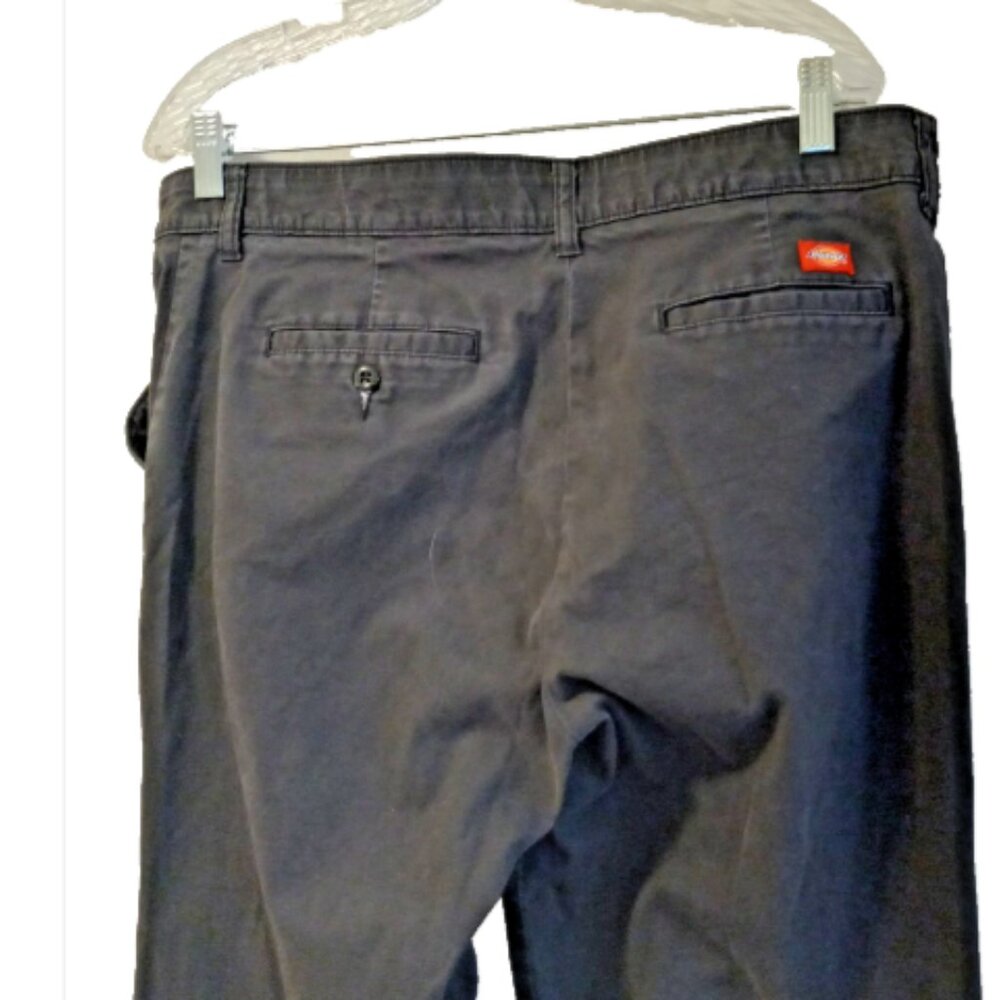 Dickies Women's Pants 16R Black Relaxed Fit Pockets Career Casual - Picture 8 of 13